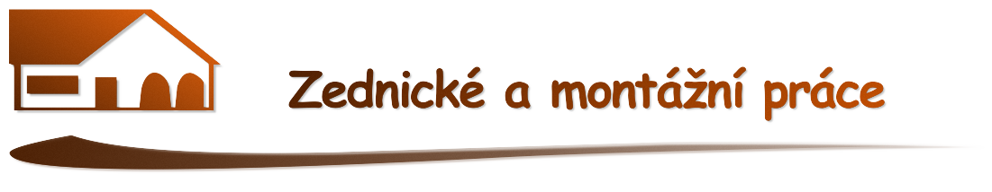 Zednické a montážní práce logo